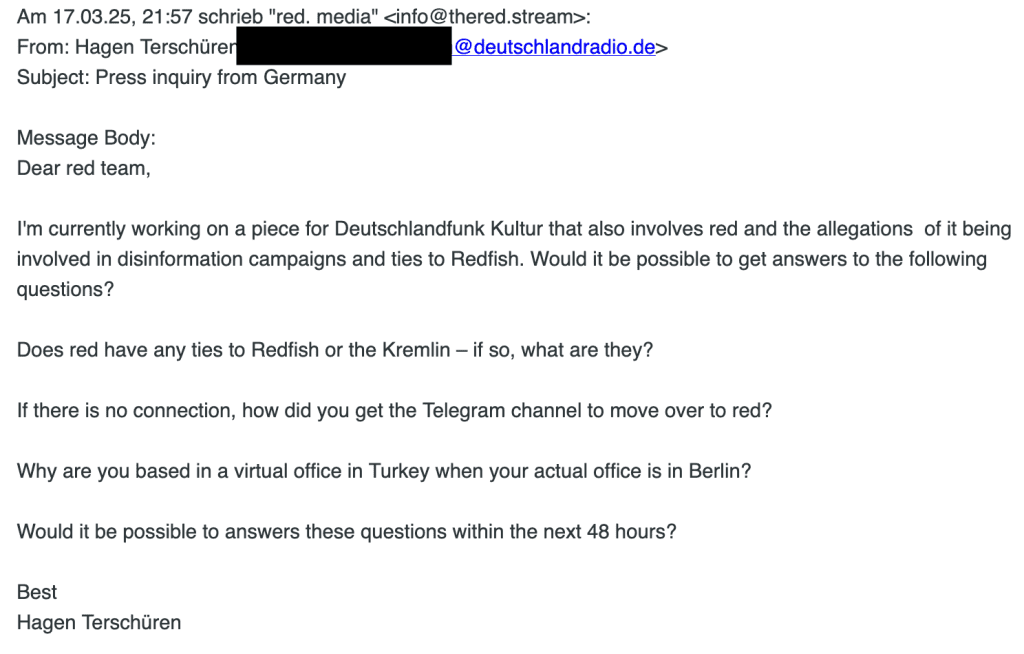 Deutschlandradio Request